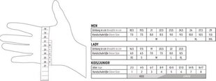 Hiihtokäsineet Leki Griffin Lady S, 6.0, musta hinta ja tiedot | Hiihtokäsineet ja lasketteluhanskat | hobbyhall.fi
