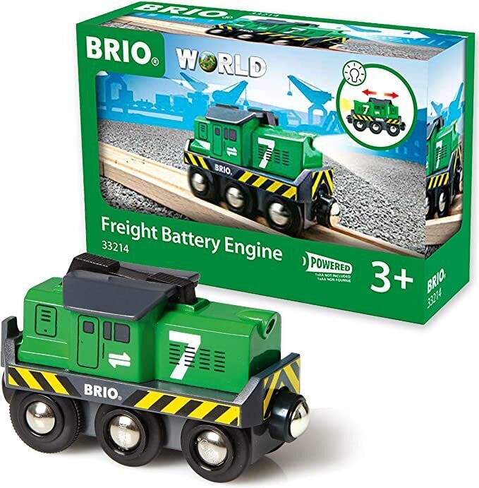 Paristokäyttöinen veturi Rong Brio Railway, 33214, vihreä hinta ja tiedot | Poikien lelut | hobbyhall.fi