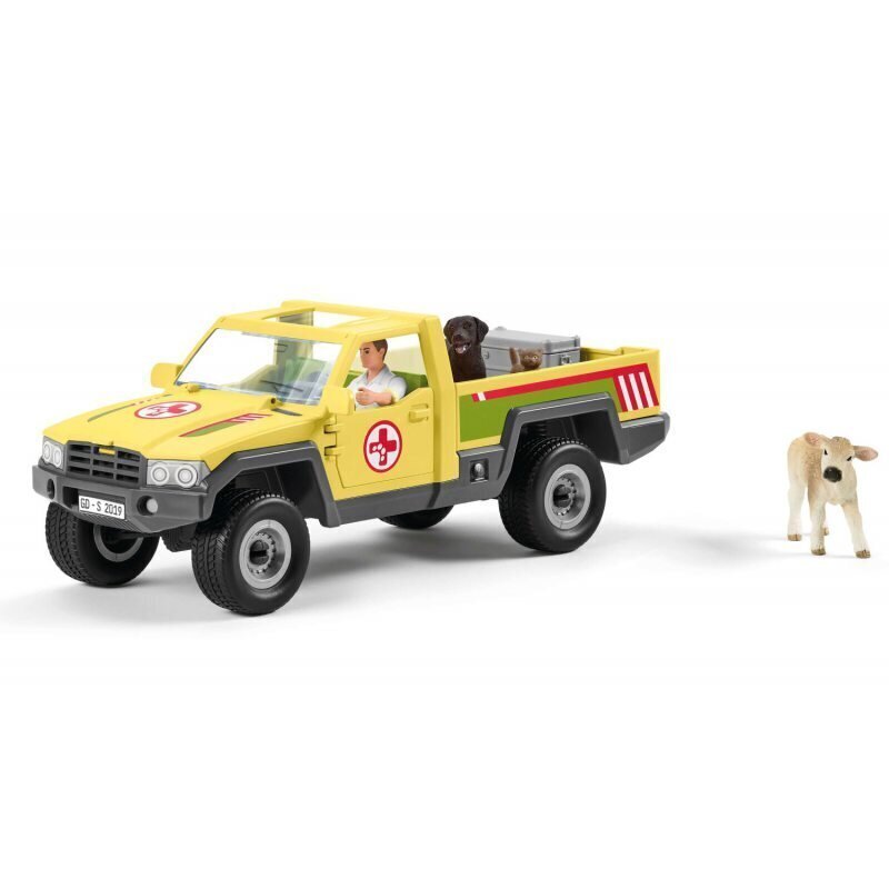 Eläinlääkäriauto Farm World Schleich hinta ja tiedot | Tyttöjen lelut | hobbyhall.fi