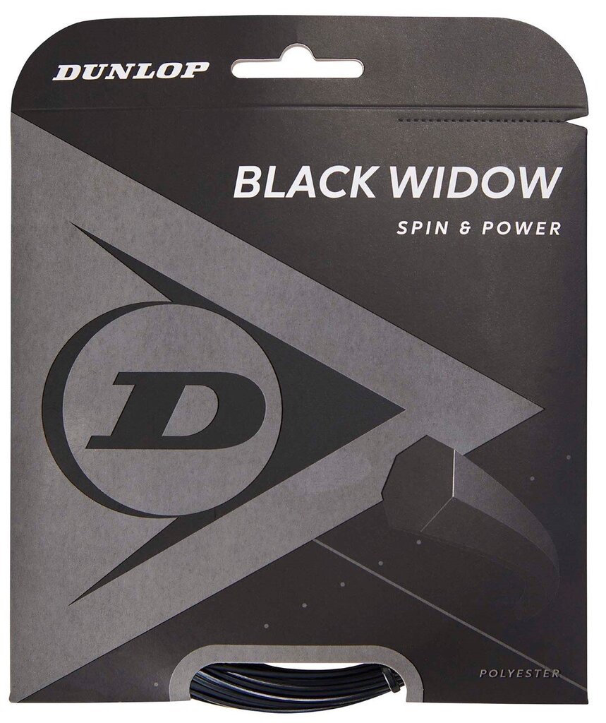 Tennismailan jänteet Dunlop Black Widow 16G/12m/1.26mm hinta ja tiedot | Tennisvälineet | hobbyhall.fi