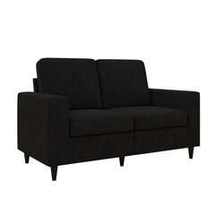 Cooper Loveseat-sohva, 190,5 x 89 x 82,5 cm, musta hinta ja tiedot | Sohvat ja vuodesohvat | hobbyhall.fi