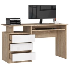 Työpöytä, ruskea hinta ja tiedot | Tietokonepöydät ja työpöydät | hobbyhall.fi