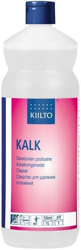 Kalkinpoistoaine KIILTO Lime, tiiviste, 1 l hinta ja tiedot | Puhdistusaineet | hobbyhall.fi