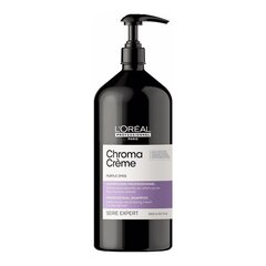 Shampoo ruskeille ja mustille hiuksille L'Oréal Chroma Crème, 500 ml hinta ja tiedot | Shampoot | hobbyhall.fi