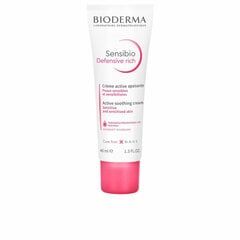 Rauhoittava voide herkälle ja kuivalle kasvojen iholle Bioderma Sensibio Defensive Rich Cream Sensitive Skin, 40 ml hinta ja tiedot | Kasvovoiteet | hobbyhall.fi