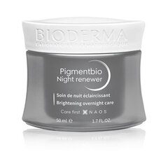 Yökasvovoide Bioderma Pigmentbio Night Renewer, 50 ml hinta ja tiedot | Kasvovoiteet | hobbyhall.fi