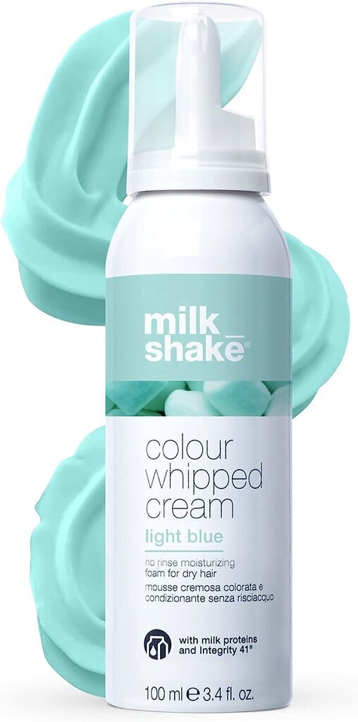 Värjäävä hiusvaahto Milk Shake Color Whipped Cream Light Blue, 100 ml hinta ja tiedot | Hiusvärit | hobbyhall.fi