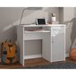 NORE Pin, valkoisen kiiltävän värinen työpöytä hinta ja tiedot | Tietokonepöydät ja työpöydät | hobbyhall.fi
