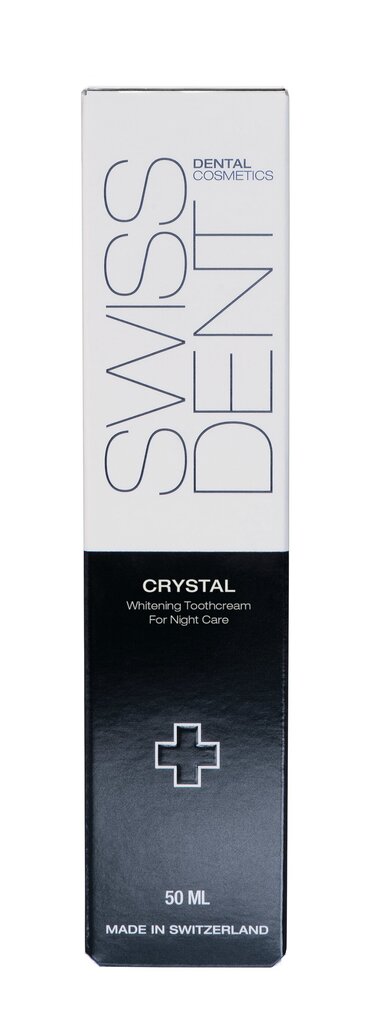 SWISSDENT CRYSTAL TOOTH PASTE 50ML Swissdent Crystal hammaskiillettä remineralisoiva ja valkaiseva hammastahna hinta ja tiedot | Suuhygienia | hobbyhall.fi