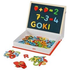 Magneettipeli, kirjaimet ja numerot Goki hinta ja tiedot | Kehittävät lelut | hobbyhall.fi