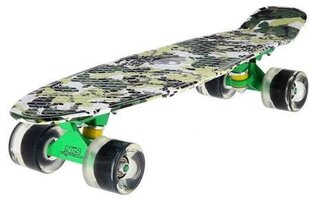 Skeittilauta Nils Extreme Pennyboard Art Moro, harmaa hinta ja tiedot | Skeittilaudat | hobbyhall.fi