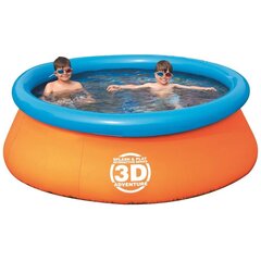 Allas lapsille Bestway Splash & Play 3D, 213x66 cm, oranssi/sininen hinta ja tiedot | Uima-altaat | hobbyhall.fi