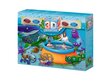 Allas lapsille Bestway Splash & Play 3D, 213x66 cm, oranssi/sininen hinta ja tiedot | Uima-altaat | hobbyhall.fi