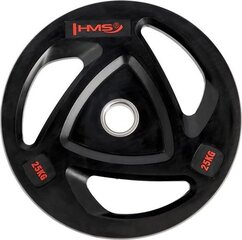 Paino tangolle HMS Olimpic Plate TOX25 25 kg, 51 mm hinta ja tiedot | Käsipainot, kahvakuulat ja voimaharjoittelu | hobbyhall.fi