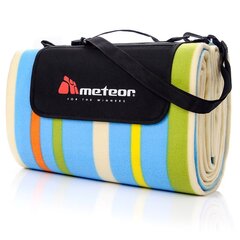 Kokoontaitettava retkeilymatto Meteor 200x200cm, raidallinen hinta ja tiedot | Retkeilyalustat, piknikhuovat | hobbyhall.fi