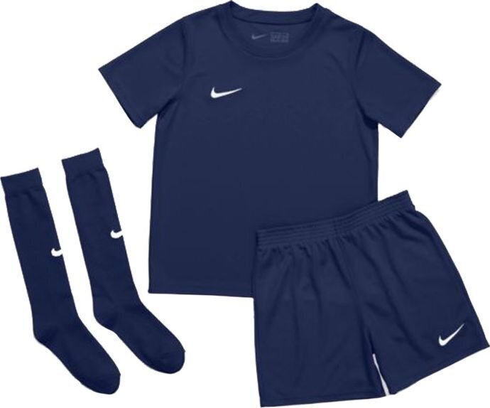 Lasten setti Nike JR Dry Park 20, sininen hinta ja tiedot | Jalkapallovaatteet ja -varusteet | hobbyhall.fi