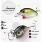 Uistin Banshee Crankbait Bass 60mm 10g VC01 Murky Perch, kelluva hinta ja tiedot | Vieheet ja uistimet | hobbyhall.fi