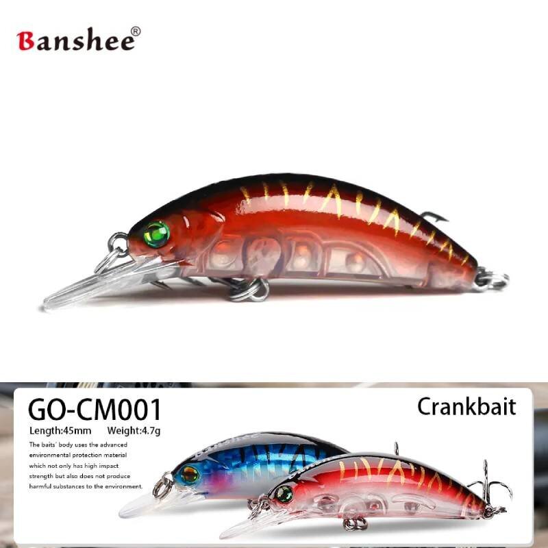 Viehe Banshee Crankbait 45 mm 4,7 g GO-CM001, punainen hinta ja tiedot | Vieheet ja uistimet | hobbyhall.fi