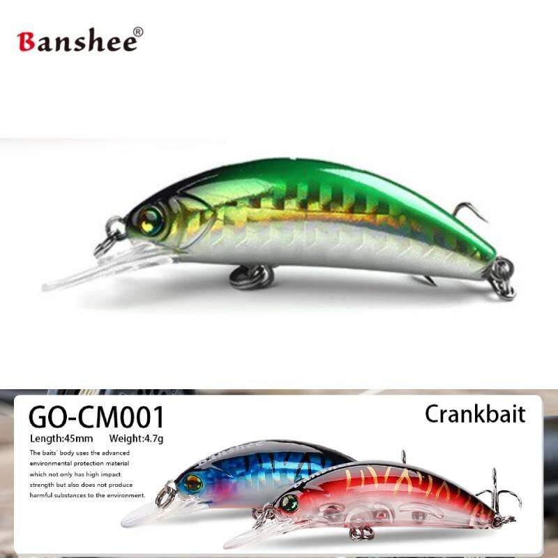 Viehe Banshee Crankbait 45 mm 4,7 g GO-CM001, punainen hinta ja tiedot | Vieheet ja uistimet | hobbyhall.fi