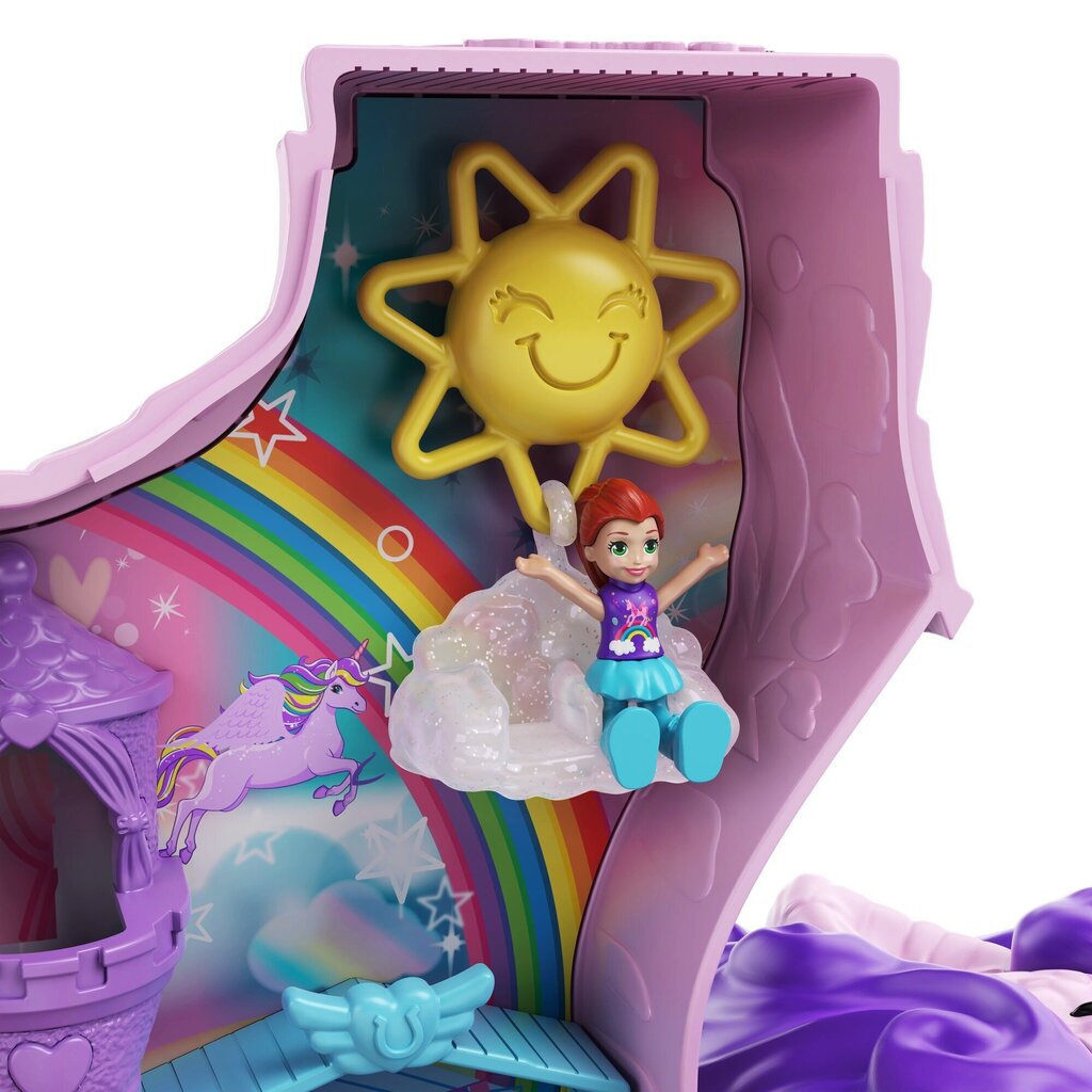 Polly Pocket leikkisetti, Unicorn Party GVL88 hinta ja tiedot | Tyttöjen lelut | hobbyhall.fi