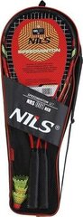 Speedminton-setti Nils Extreme NRS001, 2 mailaa, pallot, laukku hinta ja tiedot | Nils Mailapelit | hobbyhall.fi