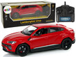 Radio-ohjattava Lamborghini Urus 1:24 punainen hinta ja tiedot | Poikien lelut | hobbyhall.fi