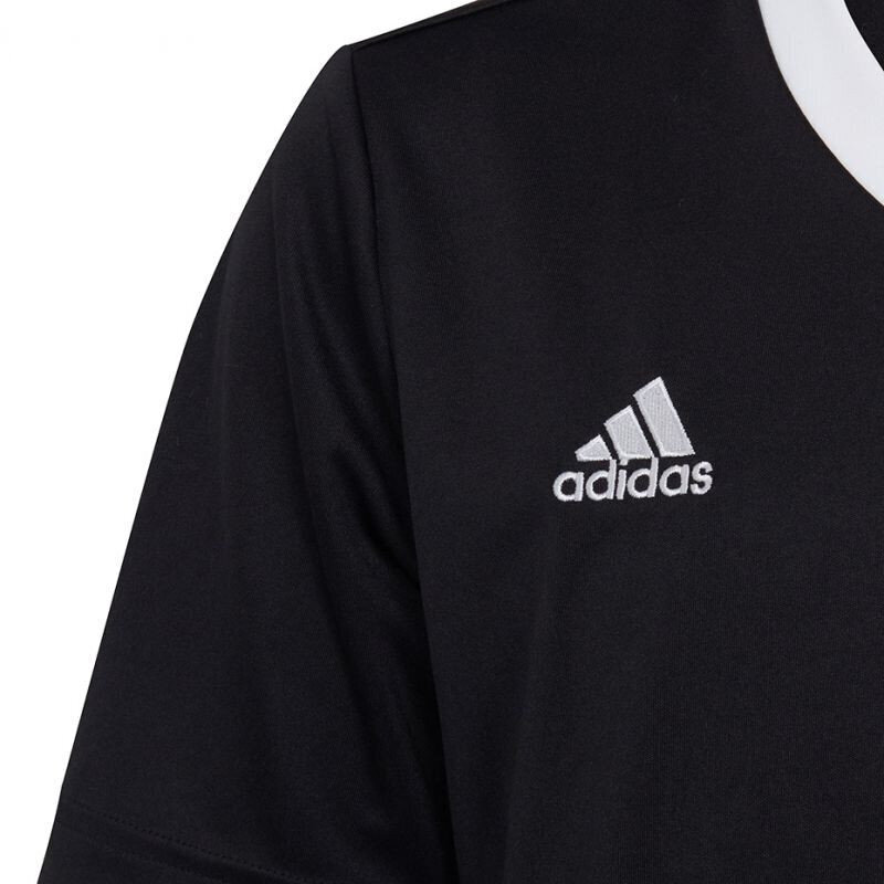 Lasten T-paita Adidas Entrada 22, musta hinta ja tiedot | Jalkapallovaatteet ja -varusteet | hobbyhall.fi