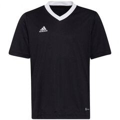 Lasten T-paita Adidas Entrada 22, musta hinta ja tiedot | Jalkapallovaatteet ja -varusteet | hobbyhall.fi