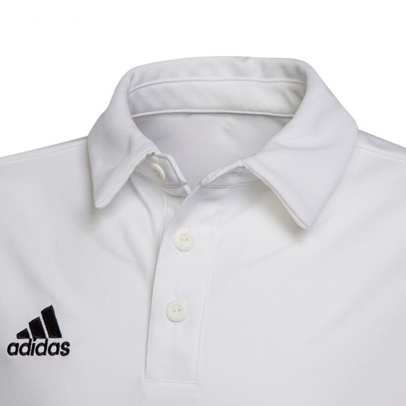 Polo lasten T-paita Adidas Entrada 22, valkoinen hinta ja tiedot | Jalkapallovaatteet ja -varusteet | hobbyhall.fi