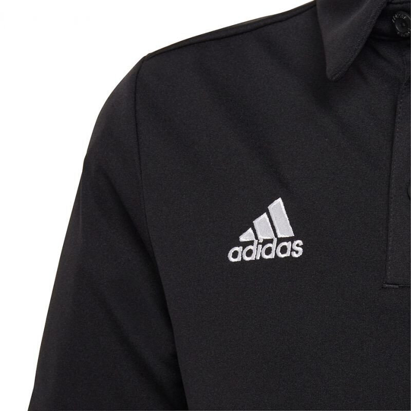 Lasten poolo T-paita Adidas Entrada 22, musta hinta ja tiedot | Jalkapallovaatteet ja -varusteet | hobbyhall.fi