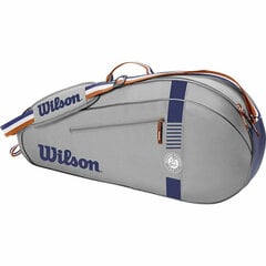 Mailalaukku ja tarvikkeet Wilson Roland Garros Team 3 hinta ja tiedot | Tennisvälineet | hobbyhall.fi