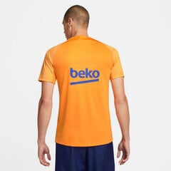 Miesten jalkapallopaita Nike FC Barcelona Strike M DH7707837, oranssi hinta ja tiedot | Jalkapallovaatteet ja -varusteet | hobbyhall.fi