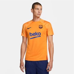 Miesten jalkapallopaita Nike FC Barcelona Strike M DH7707837, oranssi hinta ja tiedot | Jalkapallovaatteet ja -varusteet | hobbyhall.fi