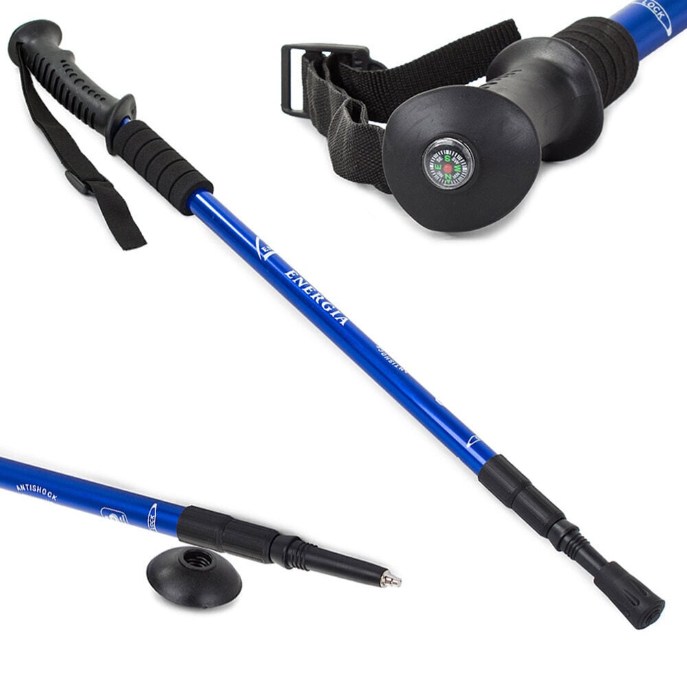 Kävelysauva Nordic Walking, sininen hinta ja tiedot | Kävelysauvat | hobbyhall.fi