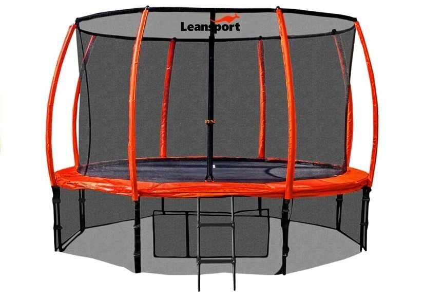 Trampoliini Lean Sport 305 cm, musta/oranssi hinta ja tiedot | Trampoliinit | hobbyhall.fi