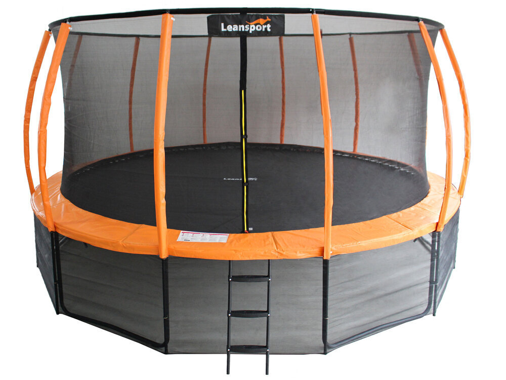 Trampoliini Lean Sport 487 cm, musta hinta ja tiedot | Trampoliinit | hobbyhall.fi