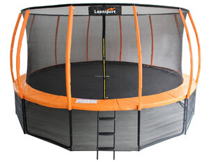 Trampoliini Lean Sport 366 cm, musta hinta ja tiedot | LeanSport Urheilu ja vapaa-aika | hobbyhall.fi