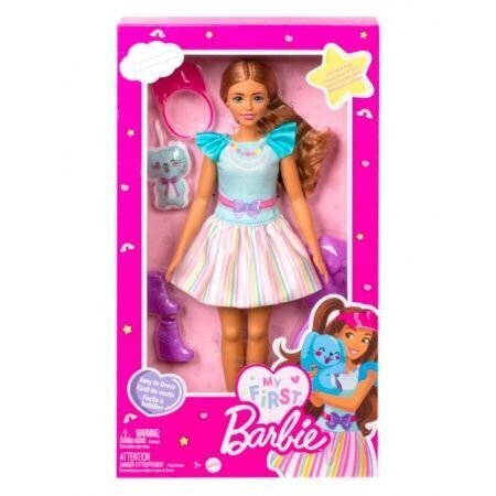 Ruskeahiuksinen My First Barbie -nukke hinta ja tiedot | Tyttöjen lelut | hobbyhall.fi