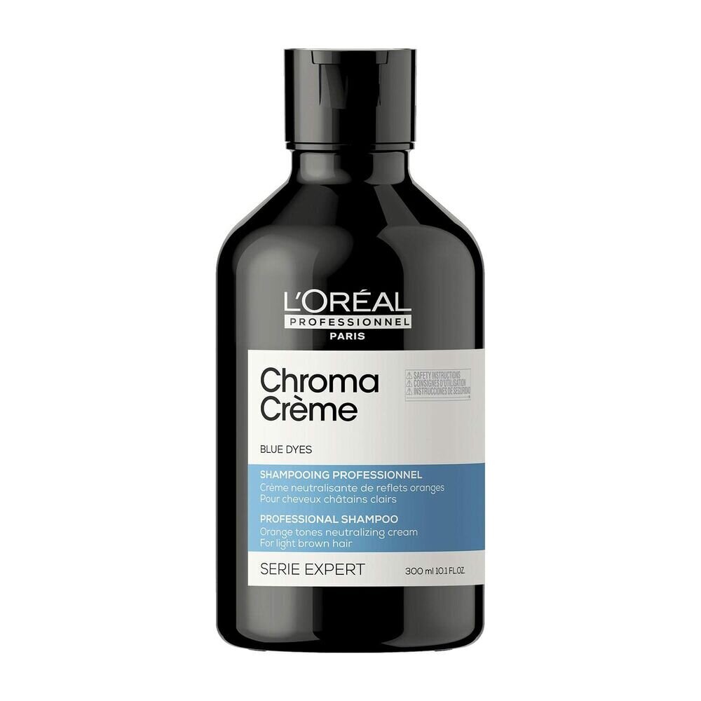 Kermainen shampoo neutraloiva oranssin sävyjä L'Oréal Professionnel Chroma Creme Blue Dyes Shampoo 300ml hinta ja tiedot | Shampoot | hobbyhall.fi