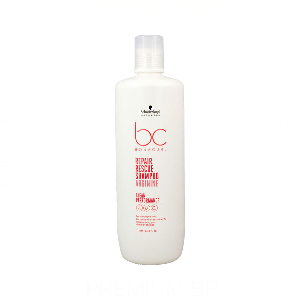 Shampoo Schwarzkopf Bonacure Repair Rescue Shampoo 1000ml hinta ja tiedot | Shampoot | hobbyhall.fi