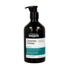 Mustien hiusten lämpimiä heijastuksia neutraloiva shampoo L'Oreal Professionnel Paris Chroma Creme, 500 ml hinta ja tiedot | Shampoot | hobbyhall.fi