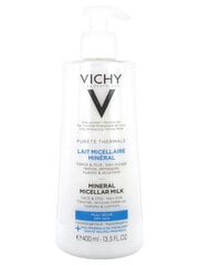 Puhdistava micellar kasvomaito Vichy Purete Thermale 400 ml hinta ja tiedot | Kasvojen puhdistusaineet | hobbyhall.fi