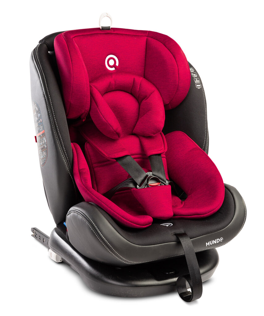 Turvaistuin Caretero Mundo, 0-36 kg Isofix 360°, punainen hinta ja tiedot | Turvaistuimet | hobbyhall.fi