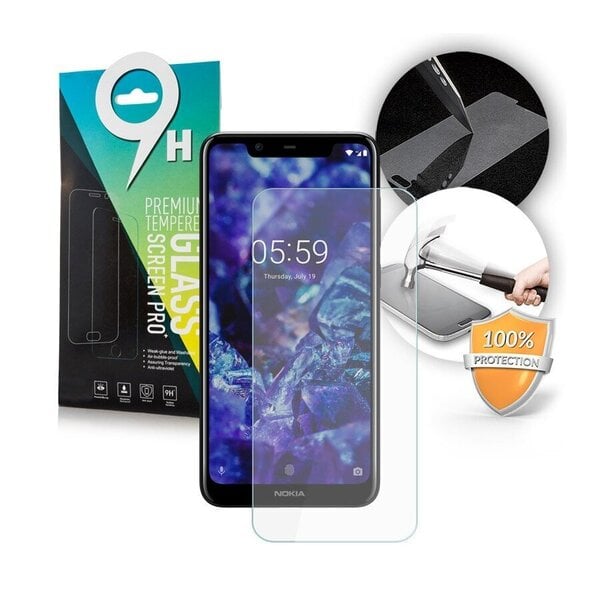 Näytönsuoja Tempered Glass 2.5D, Nokia G11 / G21 / Vivo Y52