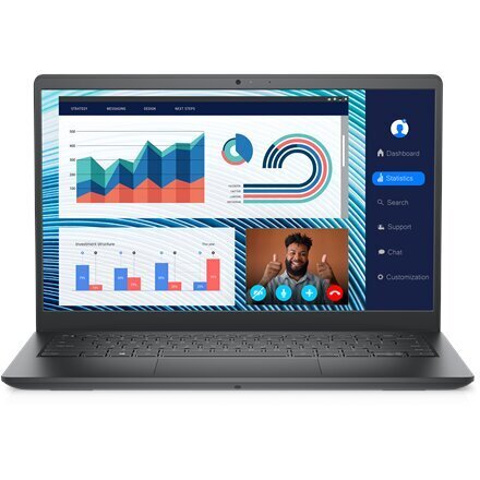 Dell Vostro 14 3420, 14", WVA, FHD, 1920 x 1080, Anti-glare, Intel Core i3, i3-1215U, 8 GB, DDR4, SSD 256 GB, Intel UHD Graphics, Windows 11 Pro, ENG, Black hinta ja tiedot | Kannettavat tietokoneet | hobbyhall.fi