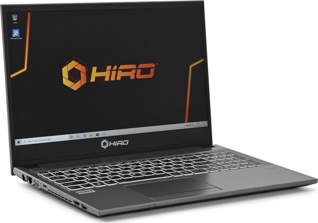 Hiro Laptop HIRO BX151 15,6&quot; - i3-1115G4,16GB RAM, 512GB SSD M.2, W11 hinta ja tiedot | Kannettavat tietokoneet | hobbyhall.fi