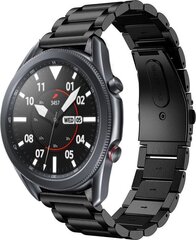 Tech-Protect Stainless Steel Samsung Galaxy Watch 3 (45MM), musta hinta ja tiedot | Älykellojen ja aktiivisuusrannekkeiden lisätarvikkeet | hobbyhall.fi