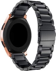 Tech-Protect Stainless Steel Samsung Galaxy Watch 3 (45MM), musta hinta ja tiedot | Älykellojen ja aktiivisuusrannekkeiden lisätarvikkeet | hobbyhall.fi