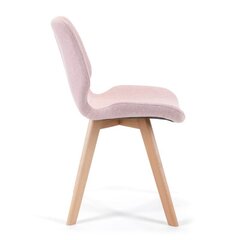 NORE SJ.0159 tuolisetti 4-osainen, vaaleanpunainen hinta ja tiedot | Ruokapöydän tuolit | hobbyhall.fi