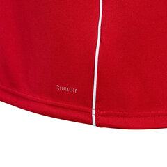 Adidas Core 18 JUNIOR -lasten T-paita, CV4141, punainen hinta ja tiedot | Jalkapallovaatteet ja -varusteet | hobbyhall.fi
